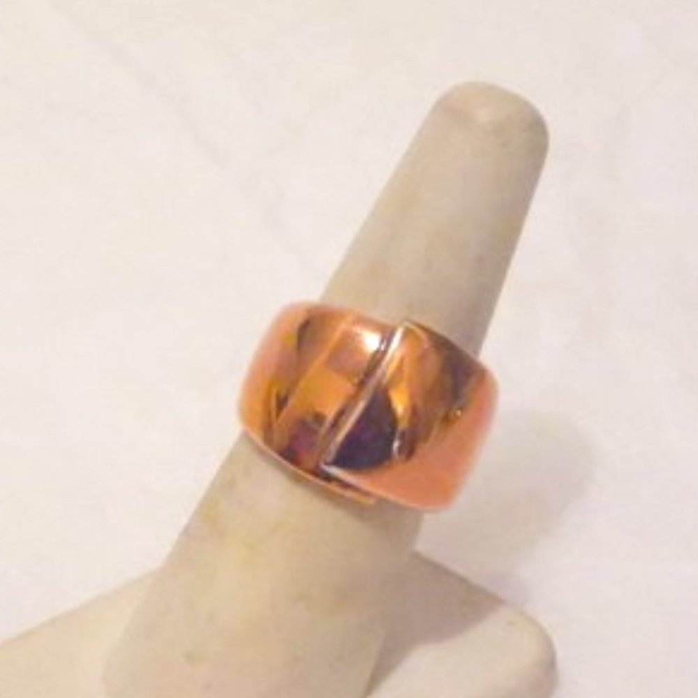 COPY - Technibond Rosetone Band Ring Size 8